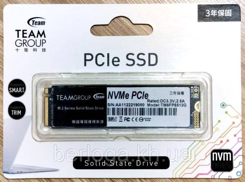 SSD-накопичувач TEAM MP33 512 GB (TM8FP6512G) CN ver.