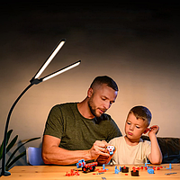 Подвійна світлодіодна настільна лампа 10 Вт