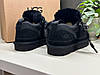 Жіночі UGG Lowmel Sneaker Black зимові міні УГГІ чорні замшеві на шнурівці натуральне хутро теплі низькі, фото 9