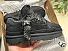 Жіночі UGG Lowmel Sneaker Black зимові міні УГГІ чорні замшеві на шнурівці натуральне хутро теплі низькі, фото 5