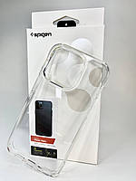 Чохол на iPhone 15 PRO MAX Spigen Neo Hybrid для Apple Clear case прозорий панель накладка TPU + PC
