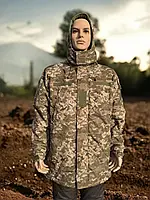 Бушлат куртка флісова піксель на флісі зимовий