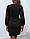 Плаття жіноче коротке мініефективне обтисле на запах з об'ємними рукавами розміри 42-48, фото 3
