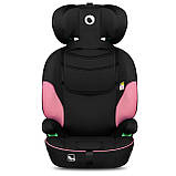 Дитяче автокрісло Lionelo LEVI I-SIZE PINK BABY, фото 3