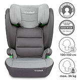 Дитяче автокрісло Kidwell Weston I-Size ISOFIX 100-150см (15-36кг) dark grey, фото 3