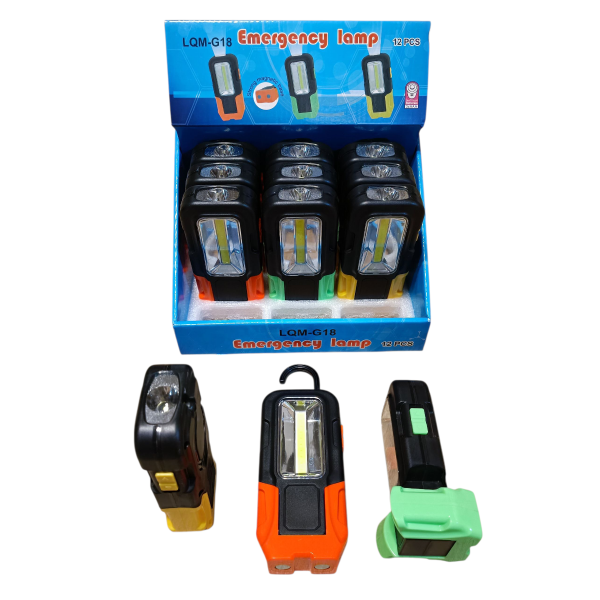 УНІВЕРСАЛЬНИЙ ліхтар-трансформер 3-в-1 | З поворотним магнітом та гачком, для авто, дому та кемпінгу