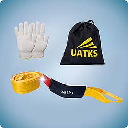 Трос буксирувальний ТБ 26,0т/5,0м жовтий