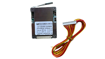 BMS контролер батареї 13S 48V 30A (50A) з симетричним балансуванням