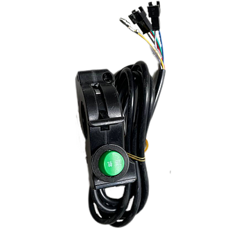 Курок газу для електротранспорту з індикатором та кнопкою без фіксації 48V