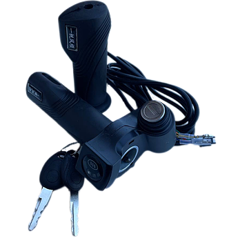 Ручка газу для електротранспорту з замком запалювання та індикатором 36V