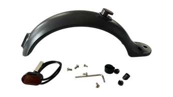 Заднє крило з силіконовим гачком гвинтом заднім ліхтарем чорне для електросамоката Xiaomi Mi M365 original