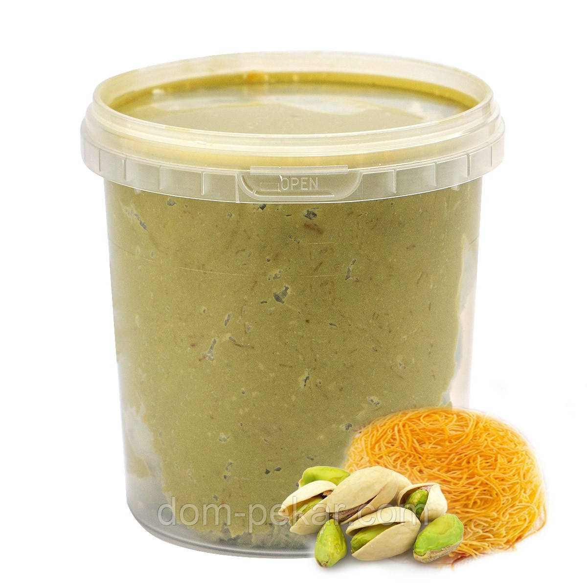 Начинка для дубайського шоколаду Di Sano (фісташкова паста з катаїфі) (500 гр.)