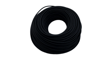 Провід силікований 30AWG 8C чорний 20m