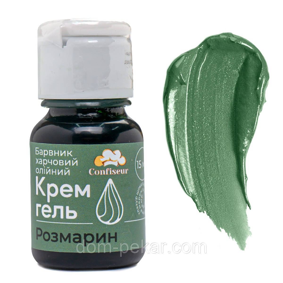 Барвник крем-гель Confiseur жиророзчинний Розмарин 15 мл