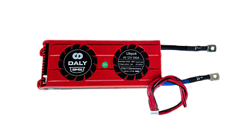 BMS контролер батареї 4S 12V 100A DALy LiFePo4 з вентилятором, симетричне балансування