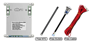 BMS плата на 3S-8S комірок, 300А з активним балансуванням jikong