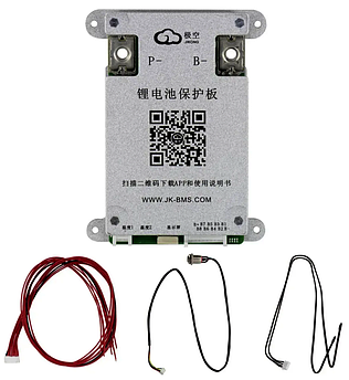 BMS плата на 3S-8S комірок, 60А з активним балансуванням jikong