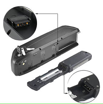 Акумуляторна батарея Hailong 36V10Ah для електровелосипеда HL36V13A-E