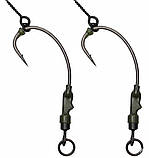 Готовий повідець W4C RONNIE RIGS (ронні риг), гачок MUGGA No 4, фото 2