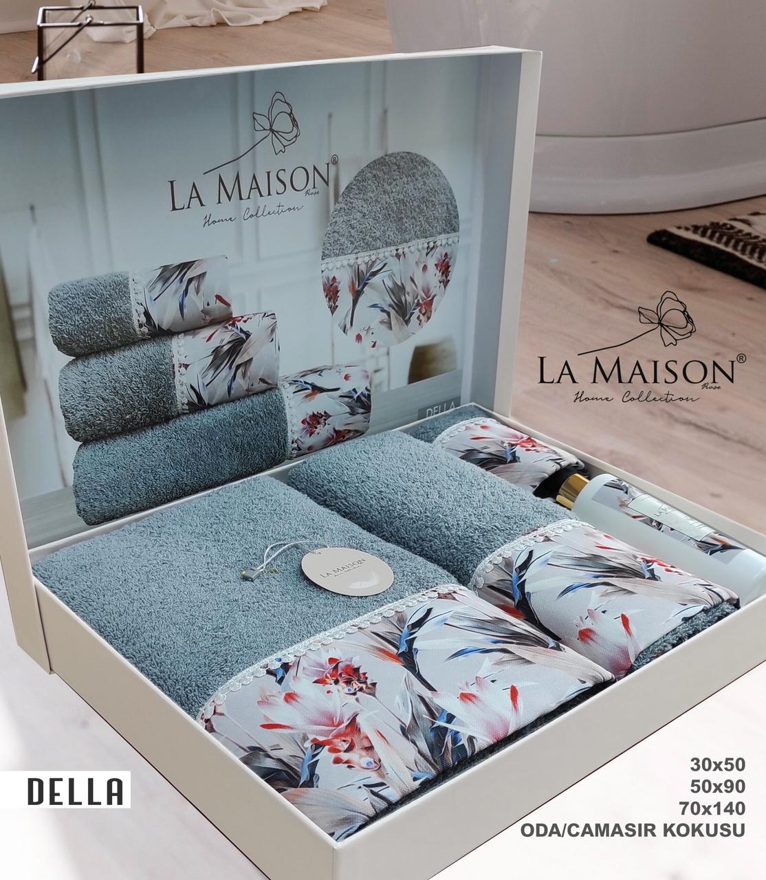 Подарунковий набір рушників з парфумом La Maison Della Irmak, фото 1