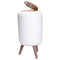 Відро для сміття з клік-кришкою на ніжках 10 л. HP-45-14