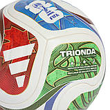 М'яч для футболу Adidas Trionda World Cup 2026 Competition FIFA (розмір 4) JD8031 + подарунок, фото 3