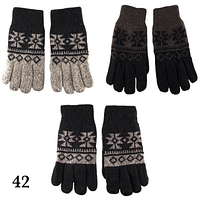 Рукавиці чоловічі ПМ в'язані на флісі р-р універс (1уп/10 шт.) "ACCESSORIES" недорого від прямого постачальника