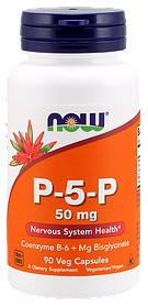 P-5-P (піридоксальфосфат) 50мг, Now Foods, 90 вегетаріанських капсул