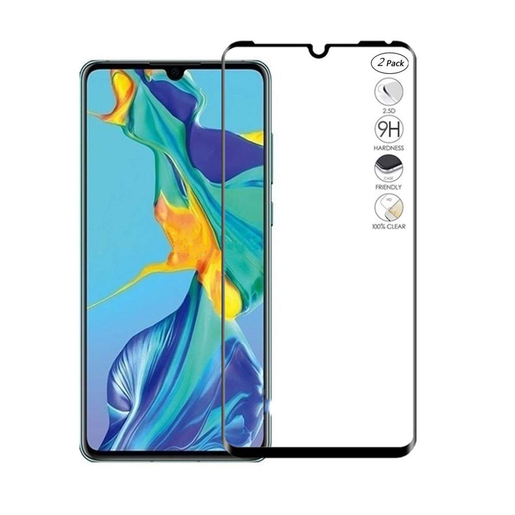 У пакованні 3 шт HERCN (2 пачки Huawei P30 Pro 6.47 "Загартоване скло, надміцне повне покриття, фото 1