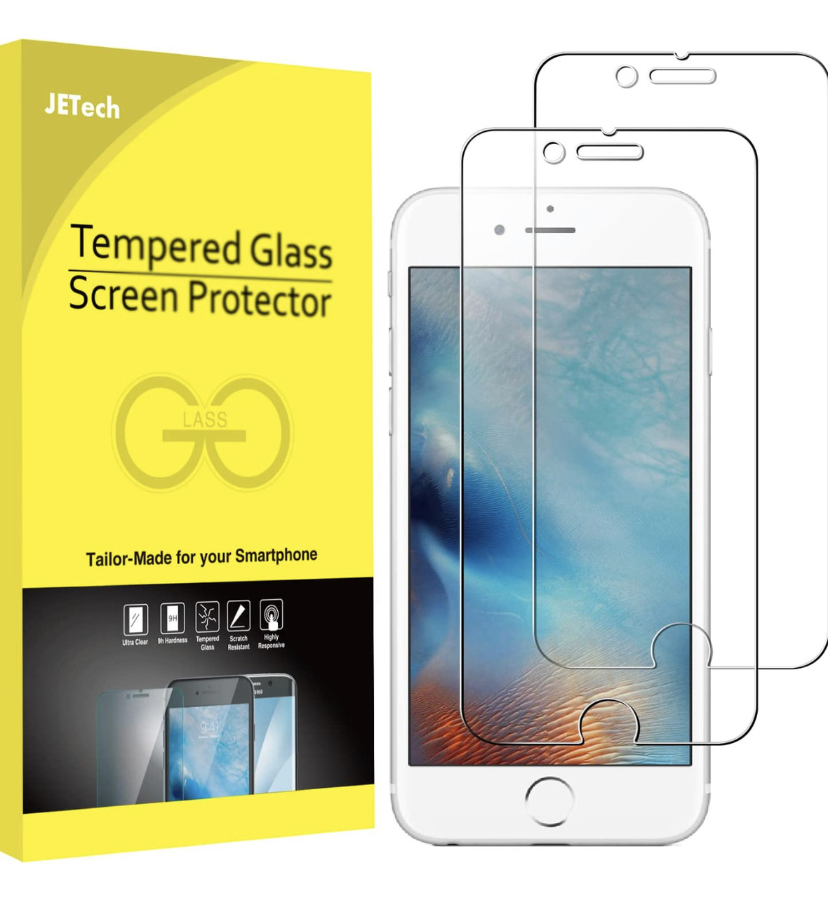 Захисна плівка для екрана JETech для iPhone 6 Plus і iPhone 6s, фото 1