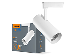Світильник світлодіодний трековий 30W 4100K білий (VL-TR04-304W) VIDEX