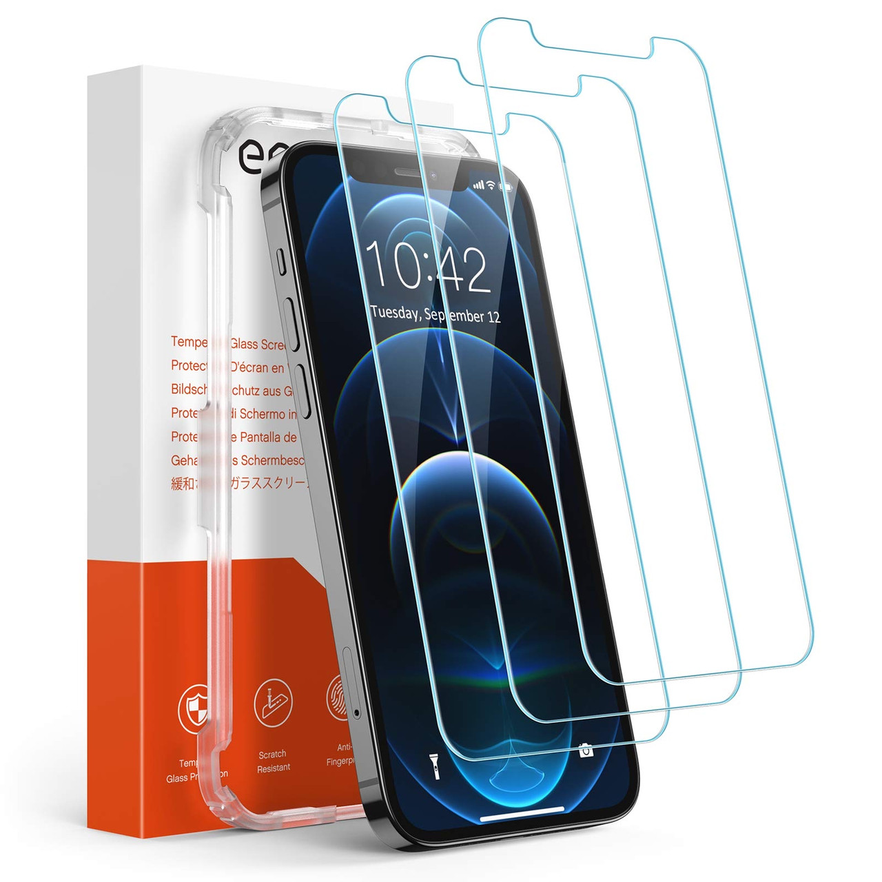 Amazon Brand — Захисна плівка для екрана Eono iphone 12/12pro, фото 1