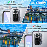 LK 2 Pack Screen Protector, сумісний з Xiaomi Redmi Note 10 Pro/Note 10 Pro Max, протектор екрана 2 ш, фото 3