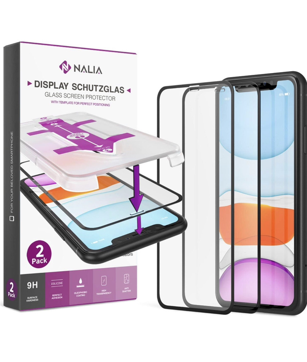 Новий NALIA (2 x захисне скло й аплікатор, сумісні з iPhone 11 Pro/X/Xs, фото 1