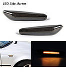 . Gempro 2-Pack — бурштинові LED бічні поворотники з димовою лінзою для BMW (E90/E91/E92/E93/E46/E53/E60/E61/X3 E83/X1 E84/E81/E82, фото 3