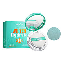 Сонцезахисний освітлюючий кушон для обличчя SADOER Whiten Hydrate SPF60+ PA+++ 12 г