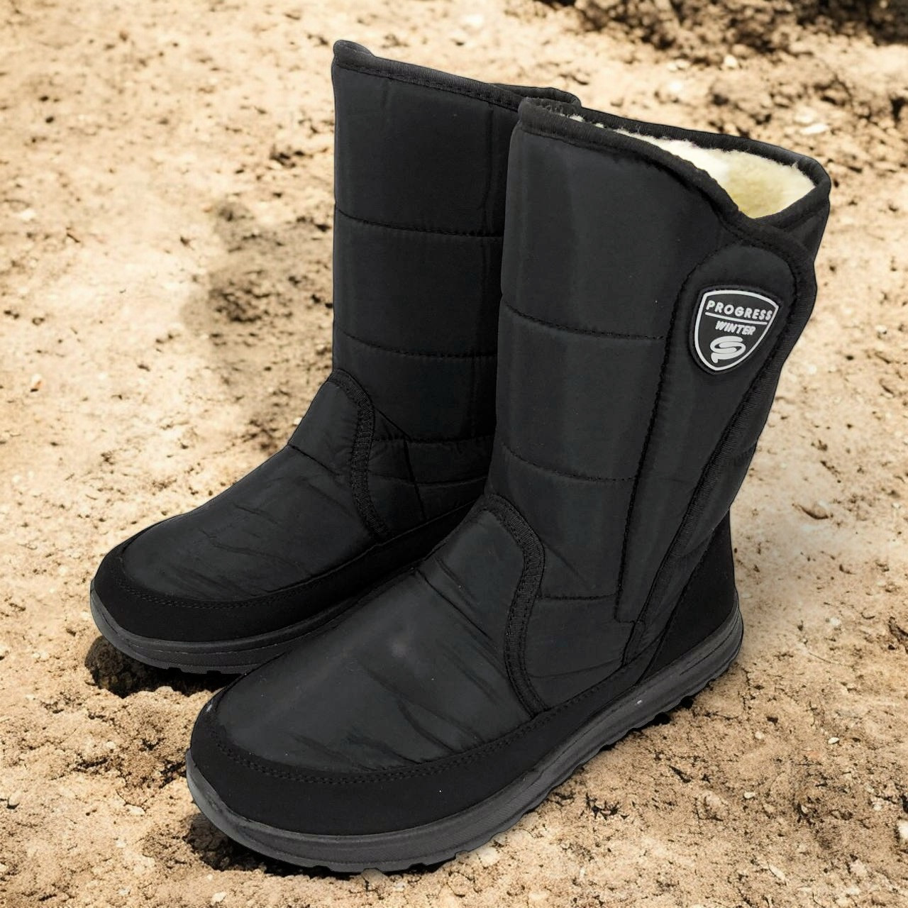 Міцне взуття для чоловіків 44р 28, 5см, Зручне робоче взуття для чоловіків, Теплі водонепроникні чоботи YI-34, фото 1