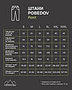 Однотонні штани для чоловіків Pobedov Point сірого кольору, фото 8