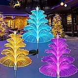 Вуличний садовий світильник Фонтан на сонячній батареї 97 см мультиколор, фото 5