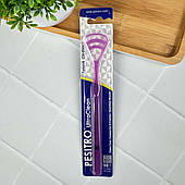 Скребок для язика Pesitro (фіолетовий), 1 шт