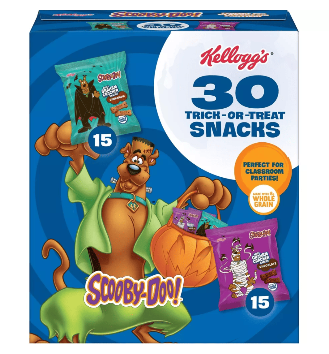 Набір печива Kellogg's Snacks Halloween Scooby-Doo! Treat-Or-Treat 30 шт 840г, фото 1