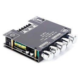 Аудіо підсилювач потужності звуку 2x50Вт 1x100Вт Bluetooth 5.0, ZK-MT21 - оригінал