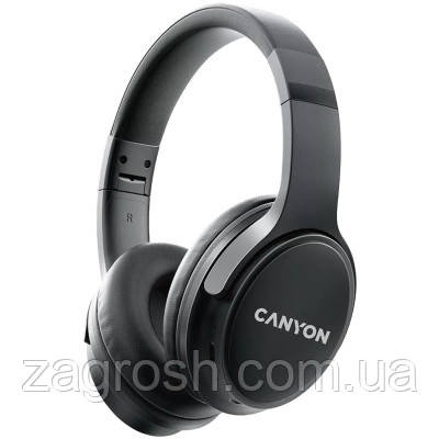 Promo Ціна! Навушники Canyon OnRiff 4 Bluetooth Black (CNS-CBTHS4B) - тільки на ZaGrosh.com.ua, фото 1