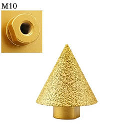 Фреза алмазна конусна 2-38 мм M10 з кераміки граніту для дриля — оригінал