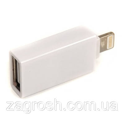 Promo Ціна! Перехідник OTG USB 2.0 to Lightning PowerPlant (CA910403) - тільки на ZaGrosh.com.ua, фото 1
