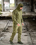 Костюм демісезонний тактичний TIGER Softshell олива з кишенями ПП8241 ТМ, фото 3