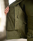 Костюм демісезонний тактичний TIGER Softshell олива з кишенями ПП8241 ТМ, фото 7
