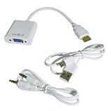 Promo Ціна! Перехідник HDMI M to VGA F (з кабелями аудіо і живлення від USB) ST-Lab (U-990 white) - тільки на ZaGrosh.com.ua, фото 4