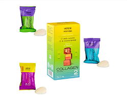 Набір цукерок з колагеном Мікс 3 смаки, 5 шт. 75 г