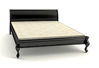 Двуспальная кровать Mebigrand Палермо Венге 140х200 см стильная кровать с деревянным изголовьем для комфортного отдыха